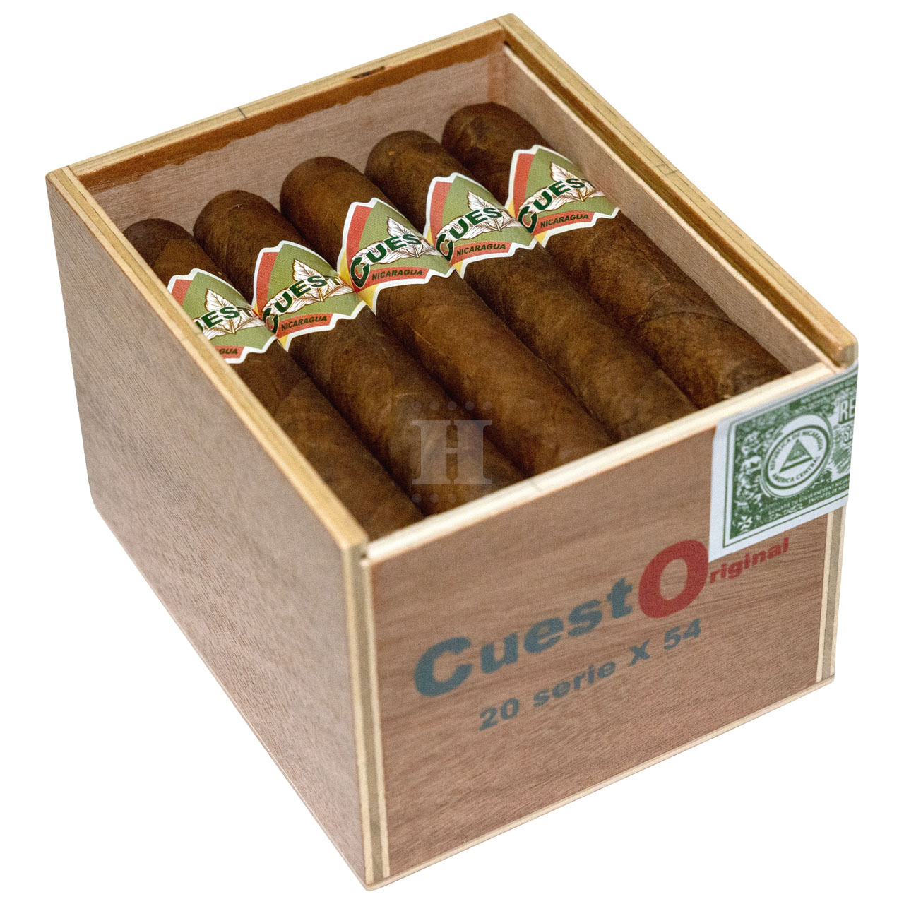 Cuest Original 54 box open angle