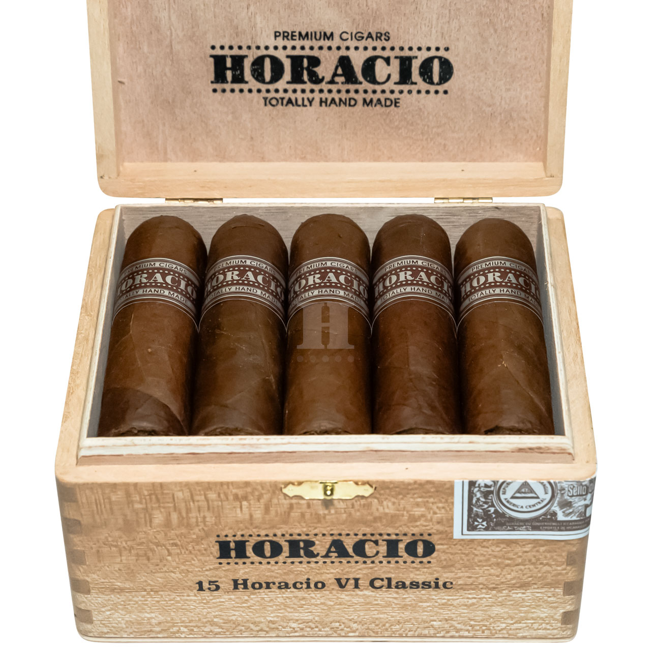 Horacio 6 Classic series box front close-up