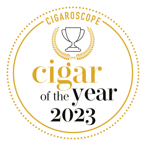 badge cigaroscope horacio 1 cigar of the year 2023